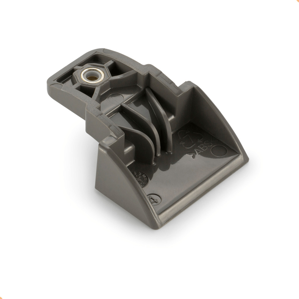 Suporte do Puxador Cinza Geladeira Electrolux Inox Df80x Dwx51 Df80x Di80x 67403305