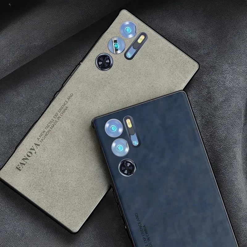 Para ZTE Red Magic 10 Pro 9S Plus Luxo Skinsheep Couro Fosco Capa De Silicone RedMagic 10Pro 9 + Amortecedor À Prova De em Oferta na Shopee