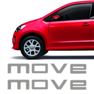 Par De Adesivos Emblema Move Volkswagen Up! 2017 em Oferta na Shopee