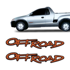 Adesivos Off Road Montana 2004/2005 Emblema Lateral Resinado