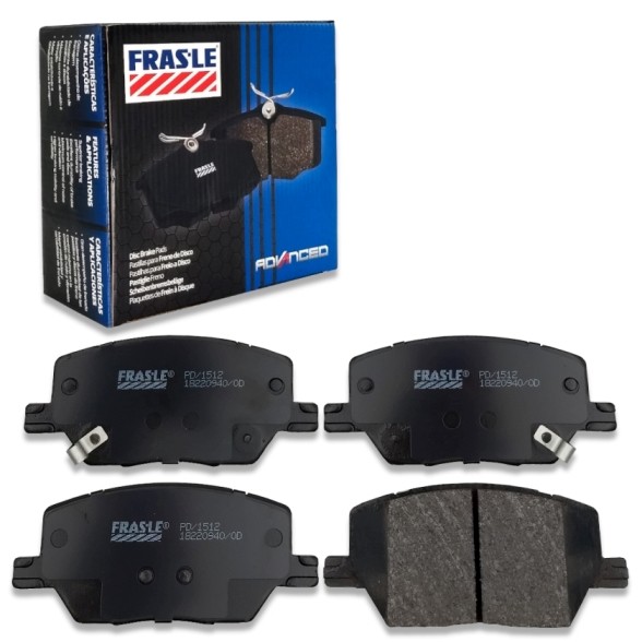 Pastilha de Freio Dianteira Fastback Toro Commander Compass Renegade Rampage - Frasle PD1512