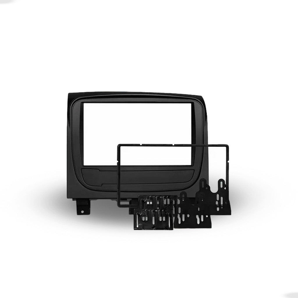 Acessório 2DIN para Palio 2014/2015 Preto, perfeito para multimídia e som