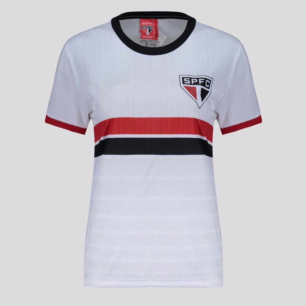 Camisa São Paulo Tela Feminina Branca