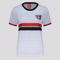 Camisa São Paulo Tela Feminina Branca