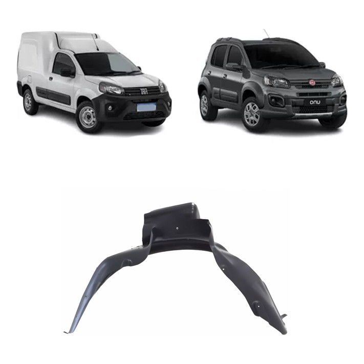 Parabarro Dianteiro Novo Uno Vivace Way Evolution 2011 a 2021 Fiorino 2014 a 2021 em Oferta na Shopee