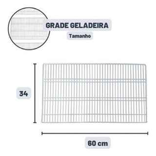 3 Grades Geladeira Continental Aço Prateleira Refrigerador Copacabana  Rcct440 Rcct480 Rcct490 em Oferta na Shopee