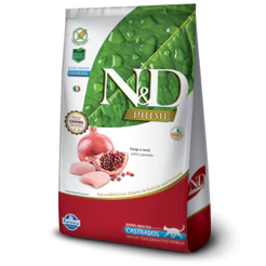 Ração N&D Prime Para Gatos Adultos Castrados Sabor Frango e Romã 400g