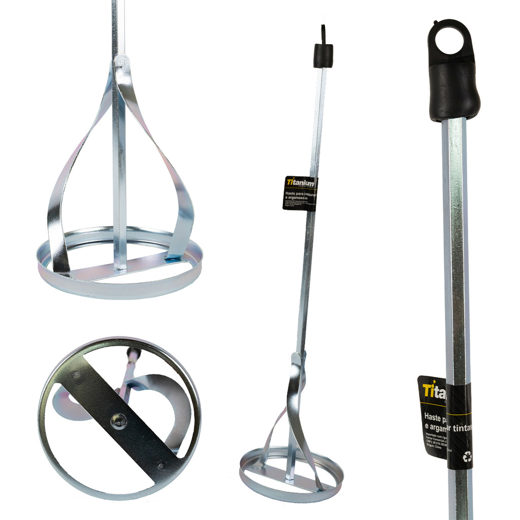 Haste para Misturador 400 x 90mm - Titanium Platina em Oferta na Shopee