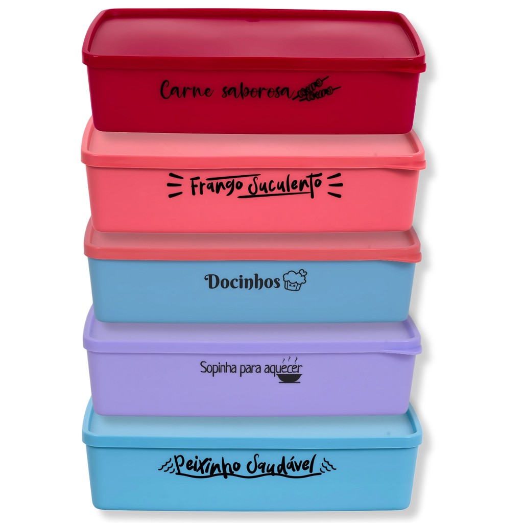 Pote Luiza 1,15L Tampa Vedação Antibacteriano Armazenar Grãos Livre BPA Freezer Marmita em Oferta na Shopee