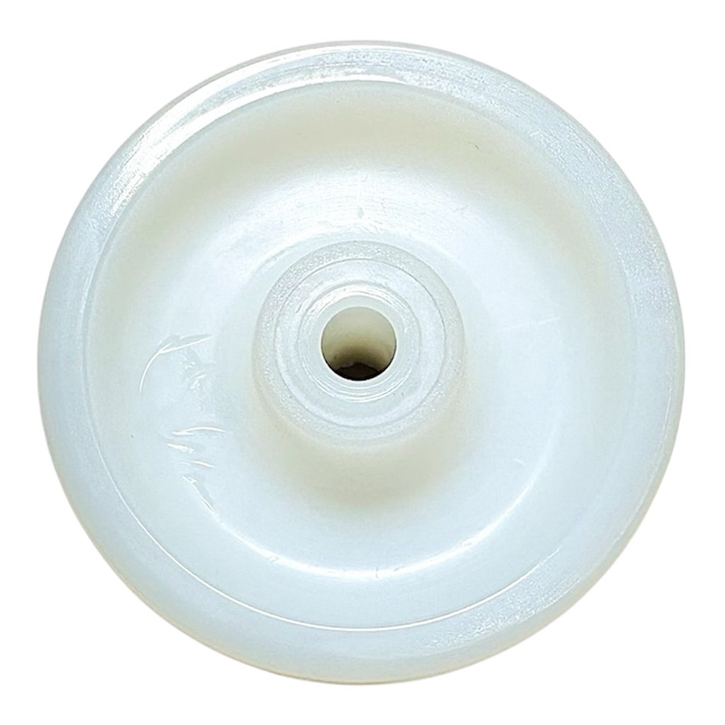 (24pçs) Roda 3pol. 312 Nylon Branco 100kg Roda Eixo 5/16''