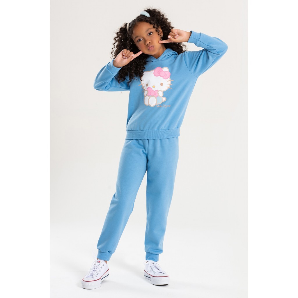 Conjunto Feminino Infantil Lacinho Da Gatinha - Hello Kitty em Oferta na Shopee
