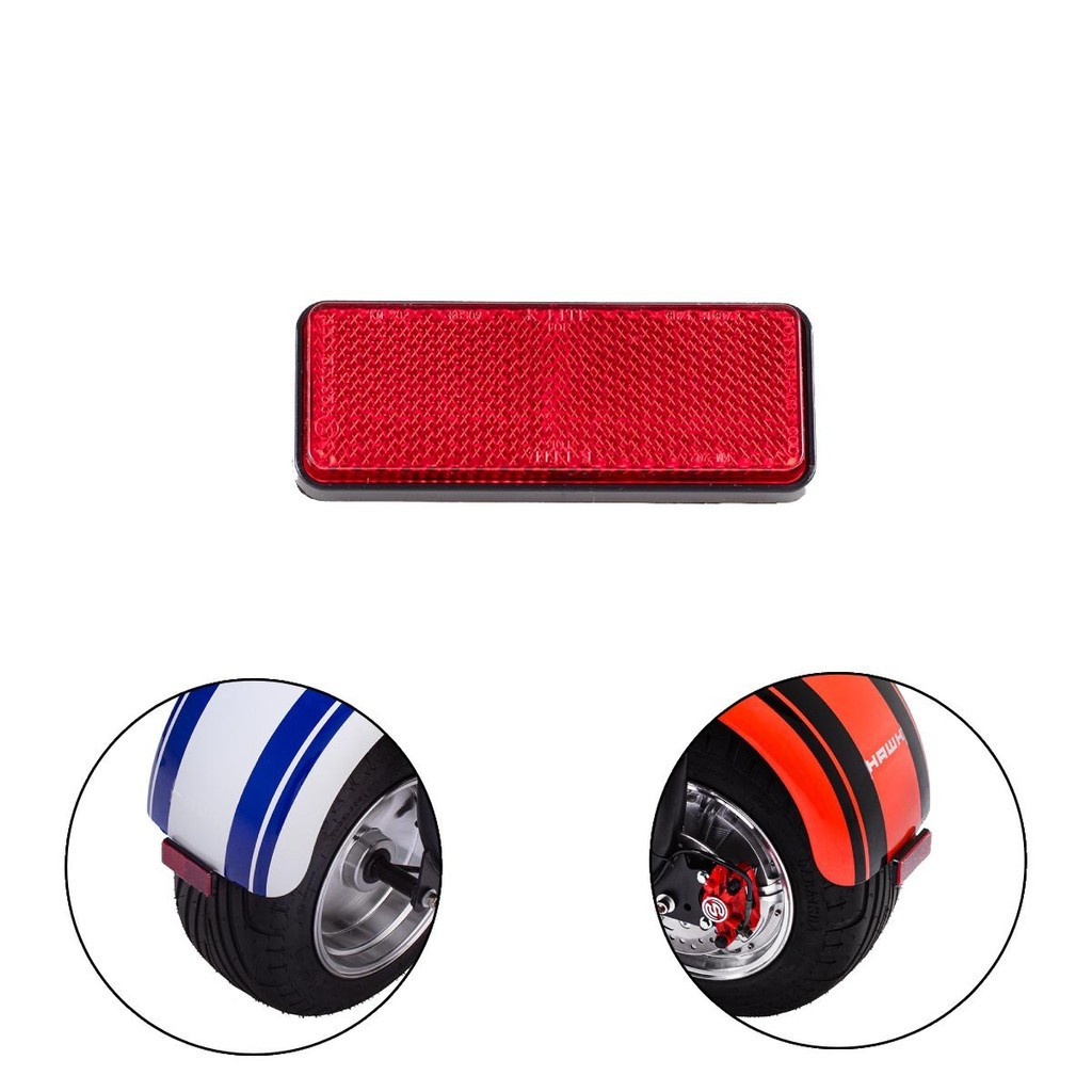 Olho de Gato Refletor Luminoso para Scooter Elétrica Paralama Traseiro em Oferta na Shopee