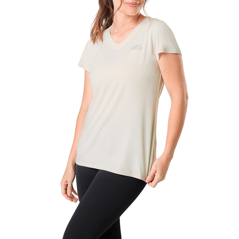 Camiseta Femina M/C Hyper Tee Bege - The North Face