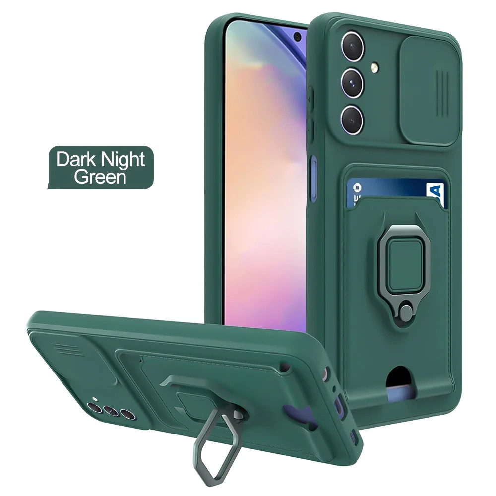 Para Samsung A05 A05S A12 A22S A32 A52S A72 A11 21S A31 A51 A71 A20 A30 A50 S Capa De Proteção Câmera Deslizante