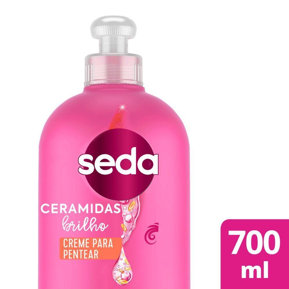 Creme para Pentear Seda Brilho Ceramidas 700ml em Oferta na Shopee