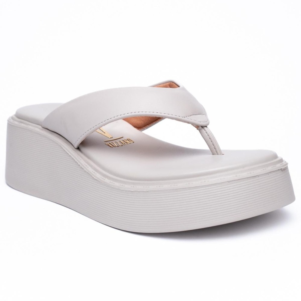 Chinelo Vizzano Flat Feminino - Off White em Oferta na Shopee