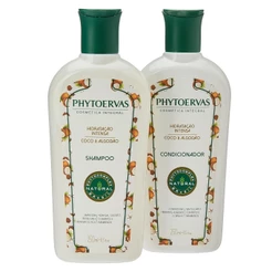 KIT PHYTOERVAS HIDRATAÇÃO INTENSA COCO E ALGODÃO SH + COND 250ML