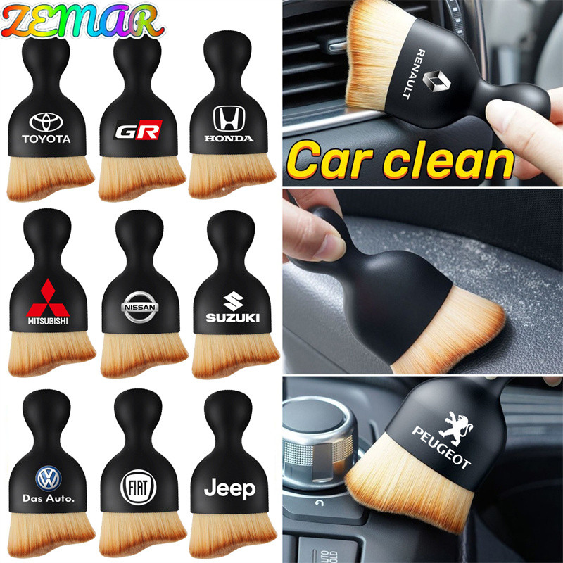 Limpeza Interior Do Carro Escova Macia Painel Saída De Ar Assento Lacuna Remoção Poeira Detalhando Ferramenta Automática em Oferta na Shopee