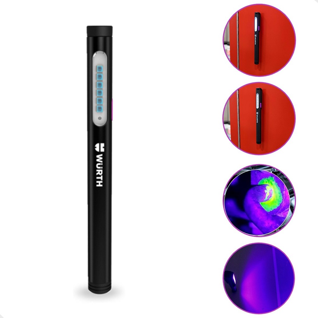Lanterna De Led Luz Negra Ultravioleta Uv Wurth