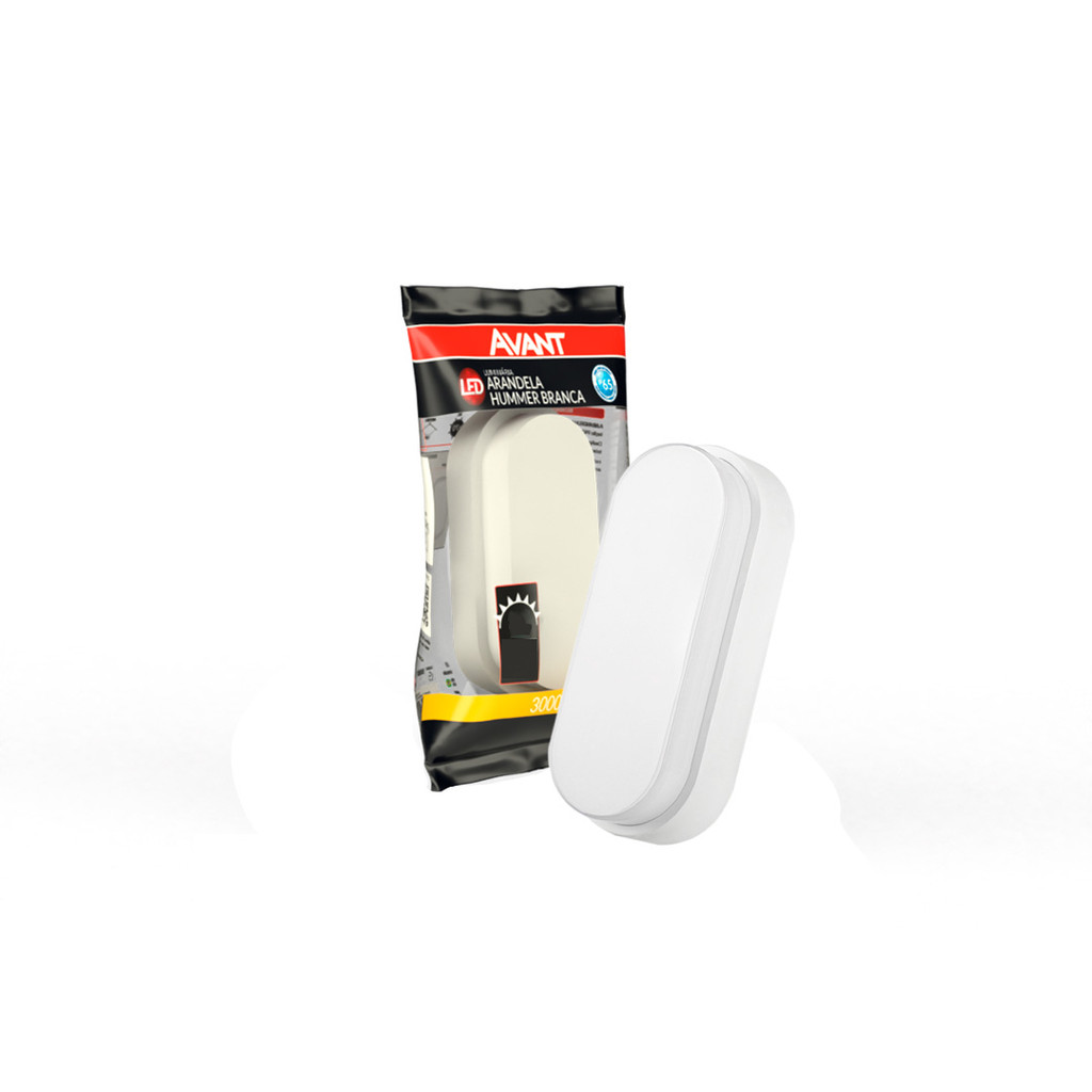 Arandela Led Externa Hummer 20w 3000K Branco Avant - Home & Living