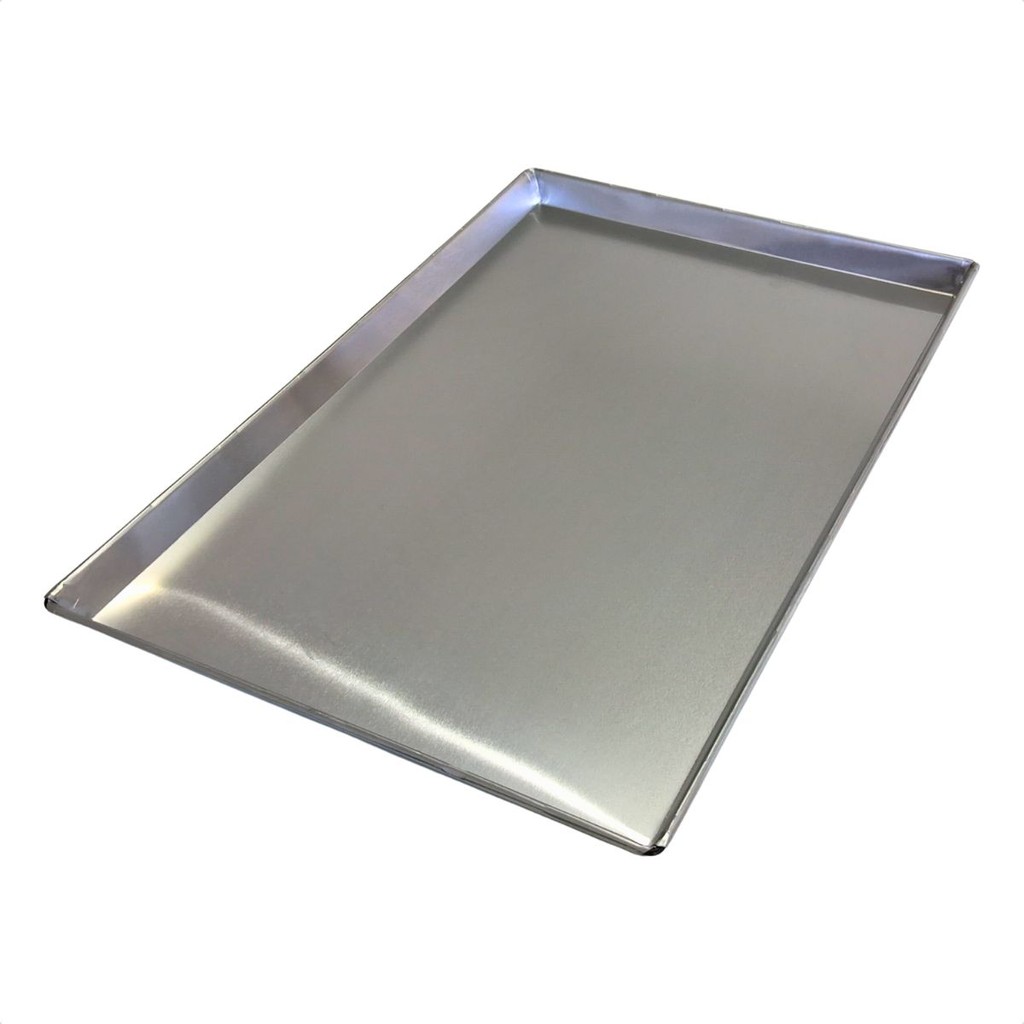 Assadeira Pão Doce Lisa 80 x 60 x 3 cm Alumínio 0,5 mm em Oferta na Shopee