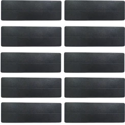 KIT 10 TAMPA PAINEL TAPA BURACO DO RÁDIO 1 DIN AUTOMOTIVO ENCAIXE UNIVERSAL PRETO RESISTENTE