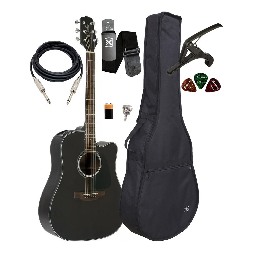 Violão Takamine Eletrico Gd14ce Tos Fosco Capa Simples Aces. em Oferta na Shopee