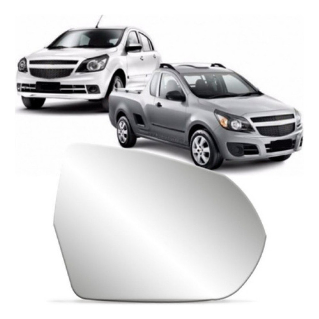 Lente Espelho Retrovisor Agile Montana 2010 11 12 13 2014 em Oferta na Shopee