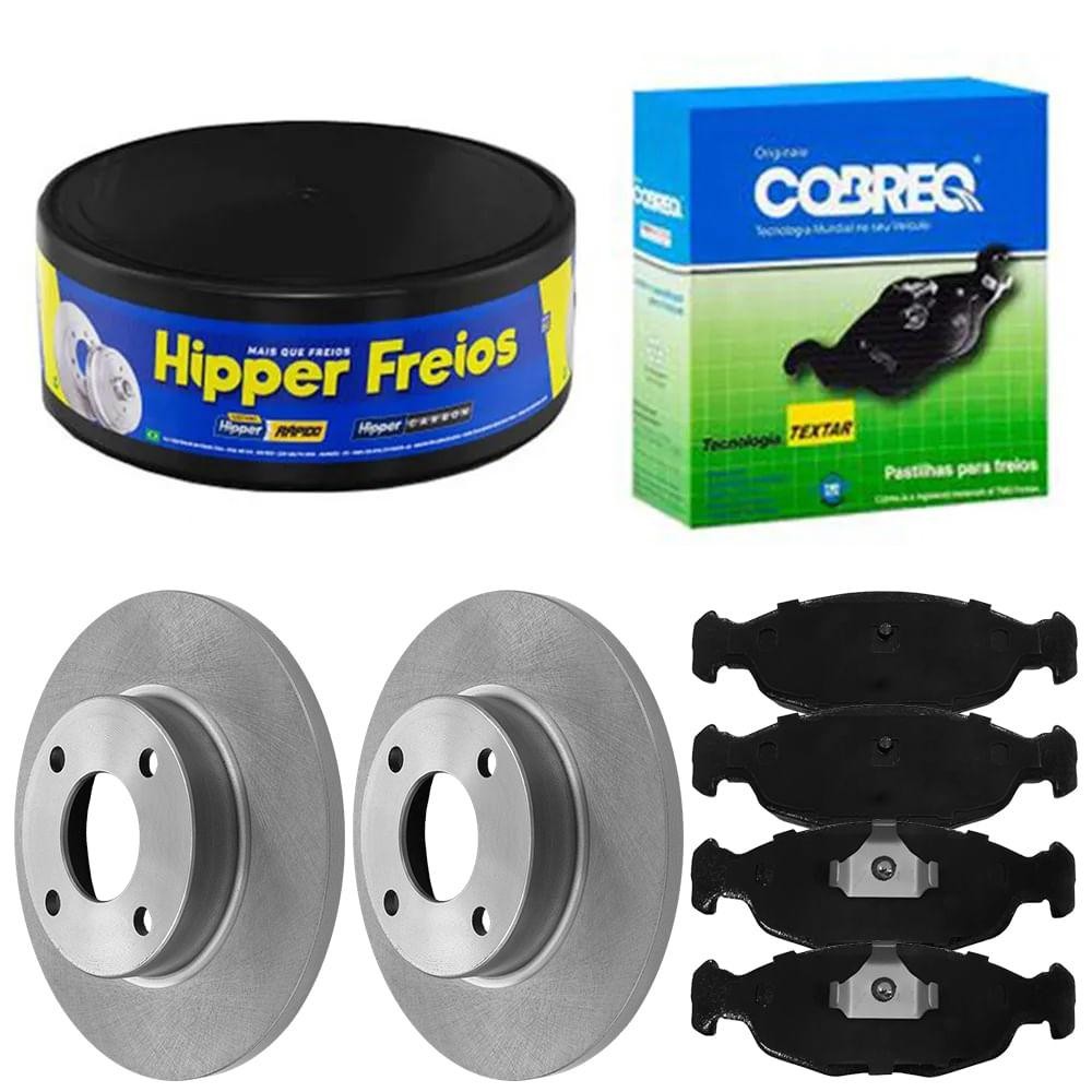 Kit Pastilha Disco Dianteiro Sólido Corsa 1.0 1.4 94 a 2005 - Spare Parts and Accessories for Vehicles