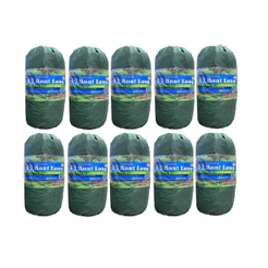 Kit 10 Colchonete Camping Solteiro + Sacola Verde