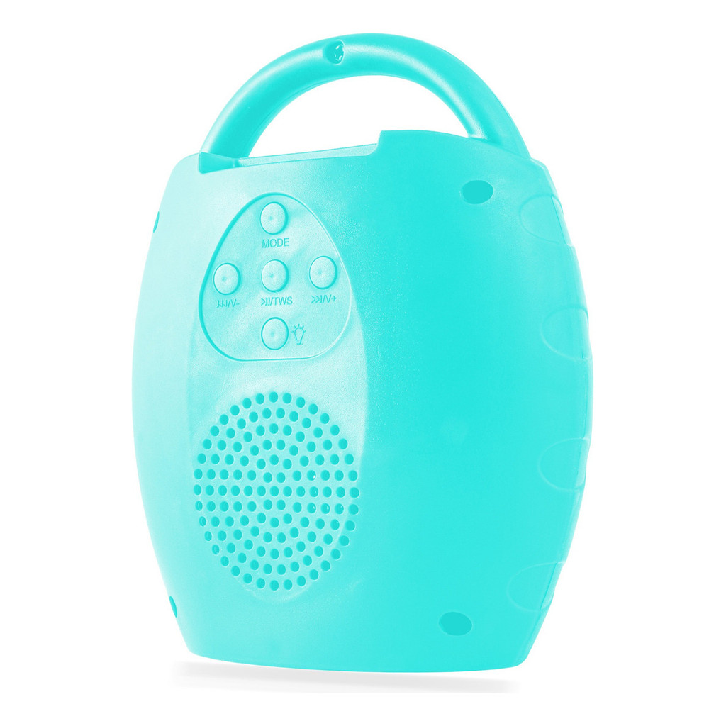 Caixa De Som Bluetooth Portátil Painel Rgb Cartão Sd Fm Usb - detalhe