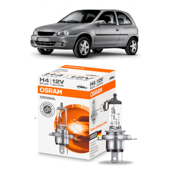 Lampada Farol Corsa Wind 1996 1997 1998 1999 2000 H4 Original Osram