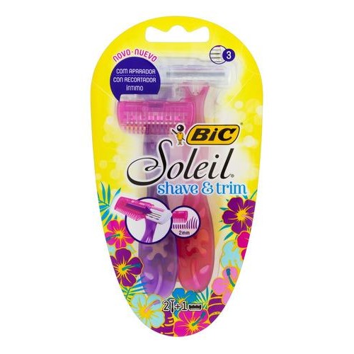 Barbeador Bic Shave E Trim Descartável 2 Un - Beauty