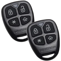 Conjunto 2 Controles Remotos para Alarme Positron Flex 52, Linha 290/293/300