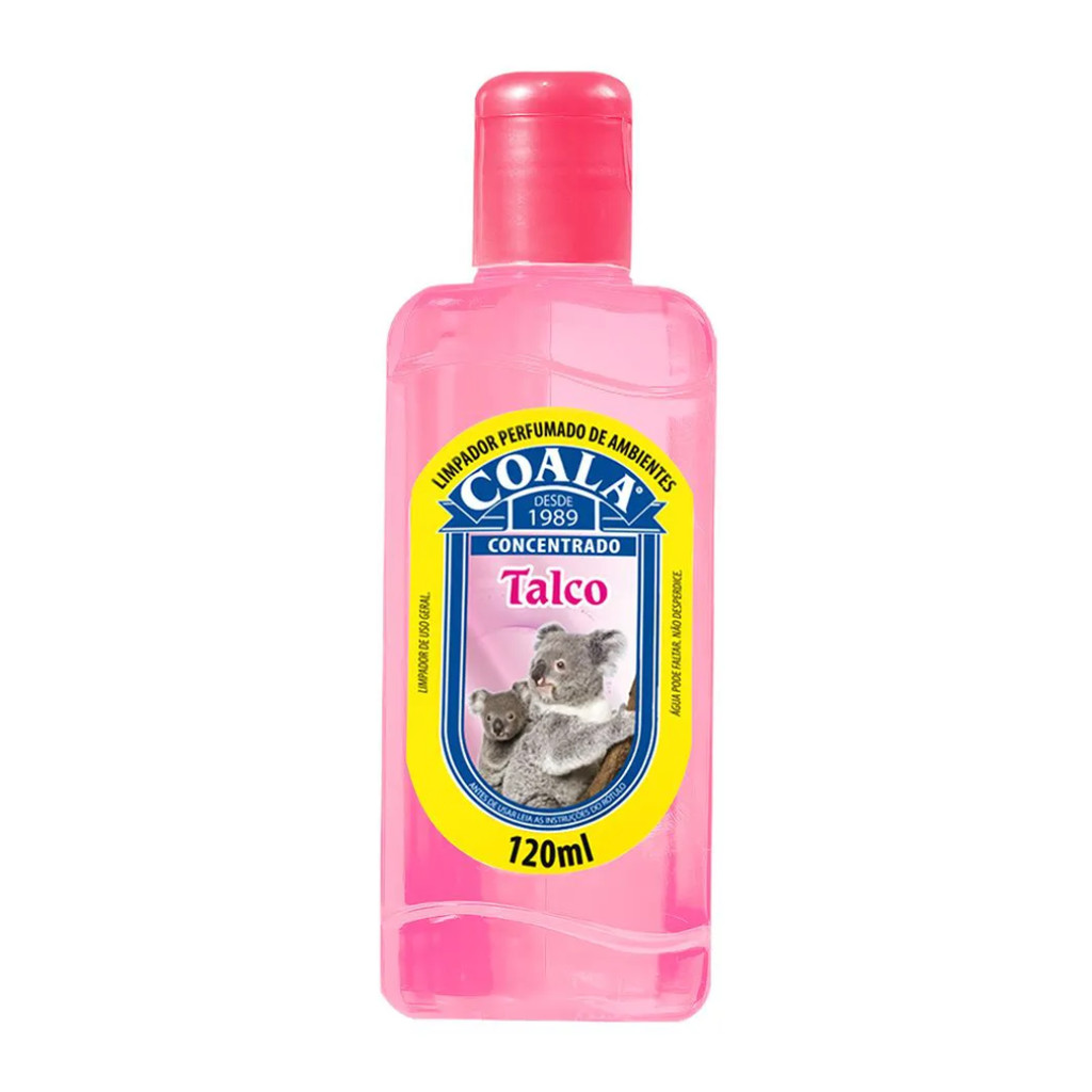 Limpador Talco 120ml Coala - Cheiroso e Durador - Home & Living