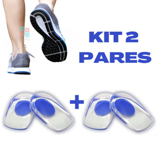 Kit 2 Pares Calcanheira de Silicone Gel Ortopédica Esporão Dor Azul -STARYE em Oferta na Shopee