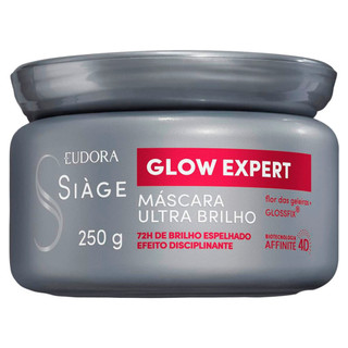 Máscara Ultra Brilho Eudora Siàge Glow Expert 250g em Oferta na Shopee