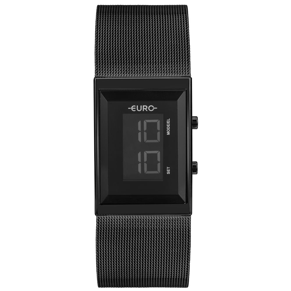 Relógio Euro Feminino Fashion Fit Glam Preto - EUBJF313AC/4P - Watches