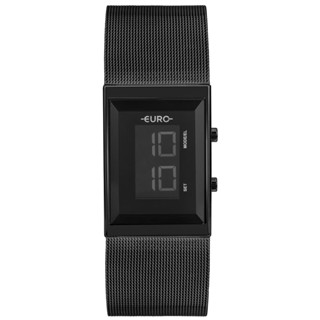 Relógio Euro Feminino Fashion Fit Glam Preto - EUBJF313AC/4P em Oferta na Shopee
