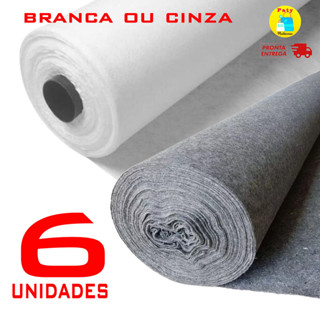 Kit 1 a 6 Manta de bidim geotextil 1x1m drenagem jardim vasos jardineira floreira canteiro em Oferta na Shopee