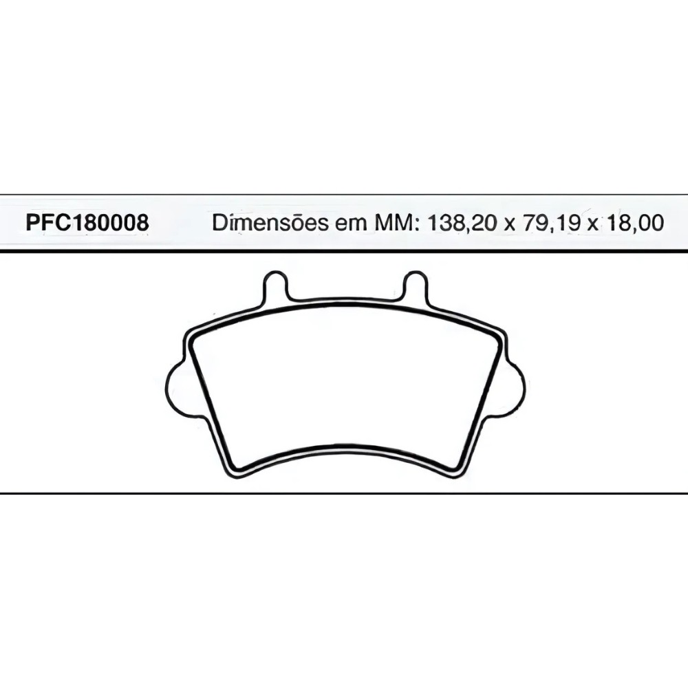 Pastilha Freio Dianteiro Renault Master 2.5/2.8 2002 A 2012 — imagem 2 de 2
