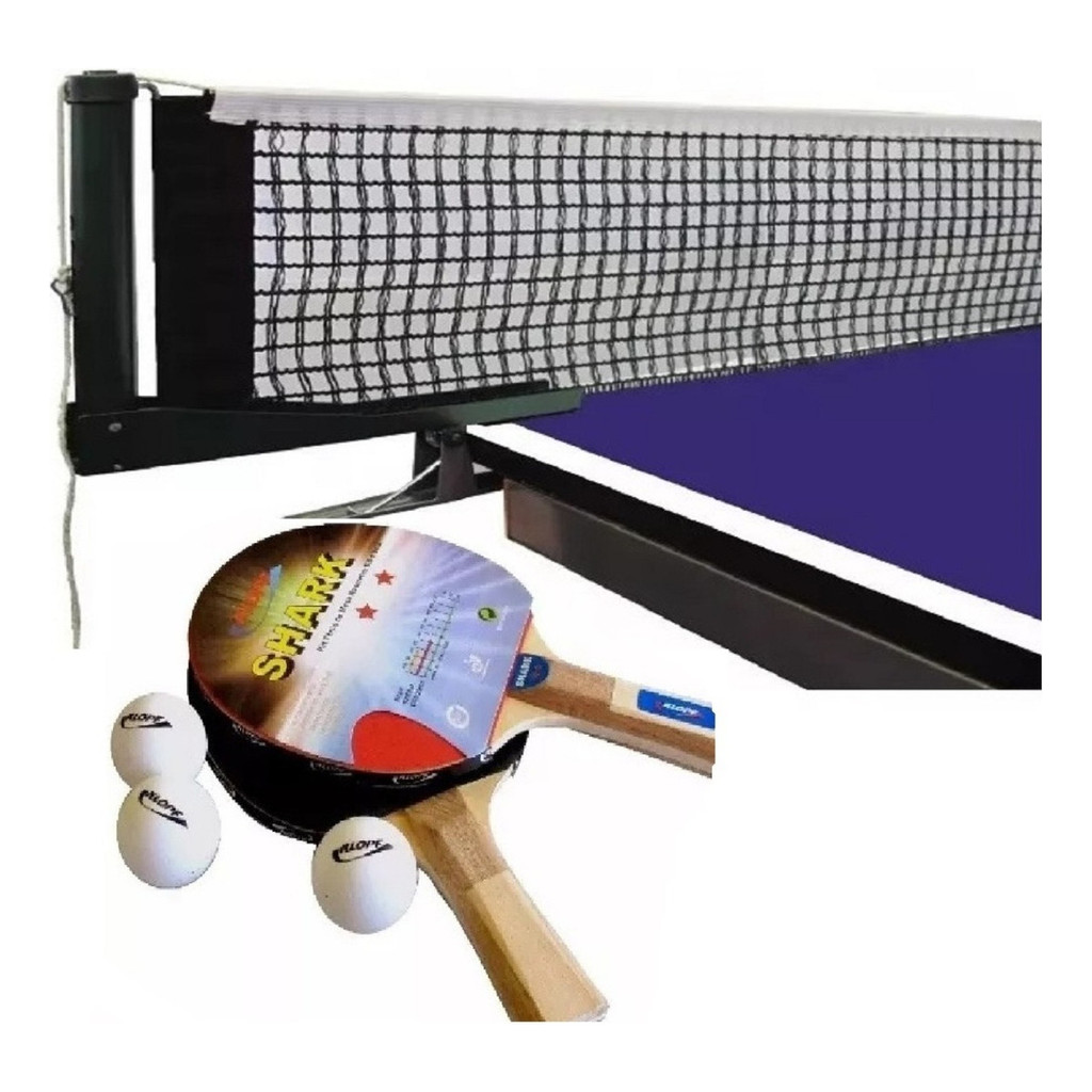 Kit De ping pong , tenis de mesa com Raquetes , Bolinhas , Rede E Suporte