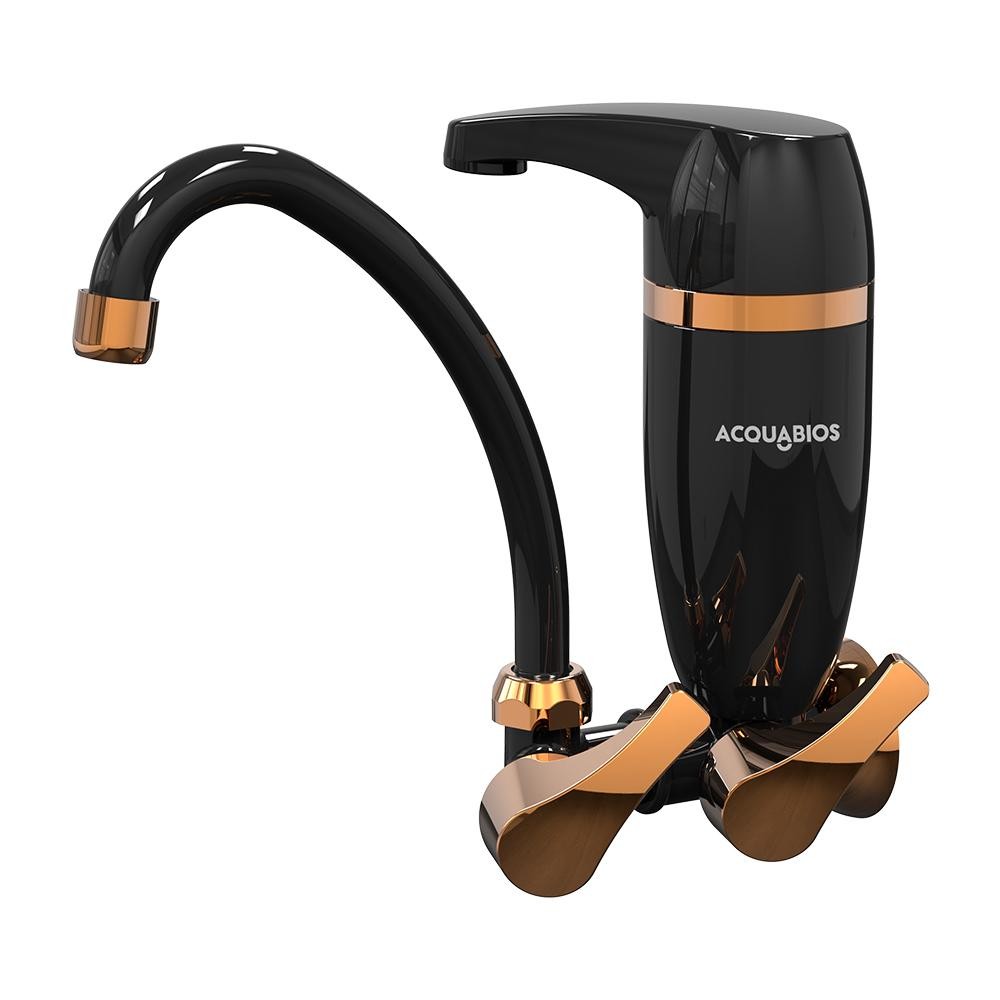 FILTRO COM TORNEIRA ACQUA PREMIUM DE PAREDE - DOURADA em Oferta na Shopee