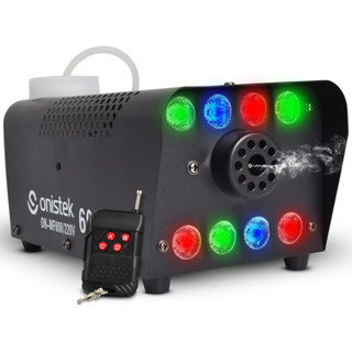 Máquina De Fumaça 600w 220v Canhão De 8 Leds Rgb Colorido em Oferta na Shopee