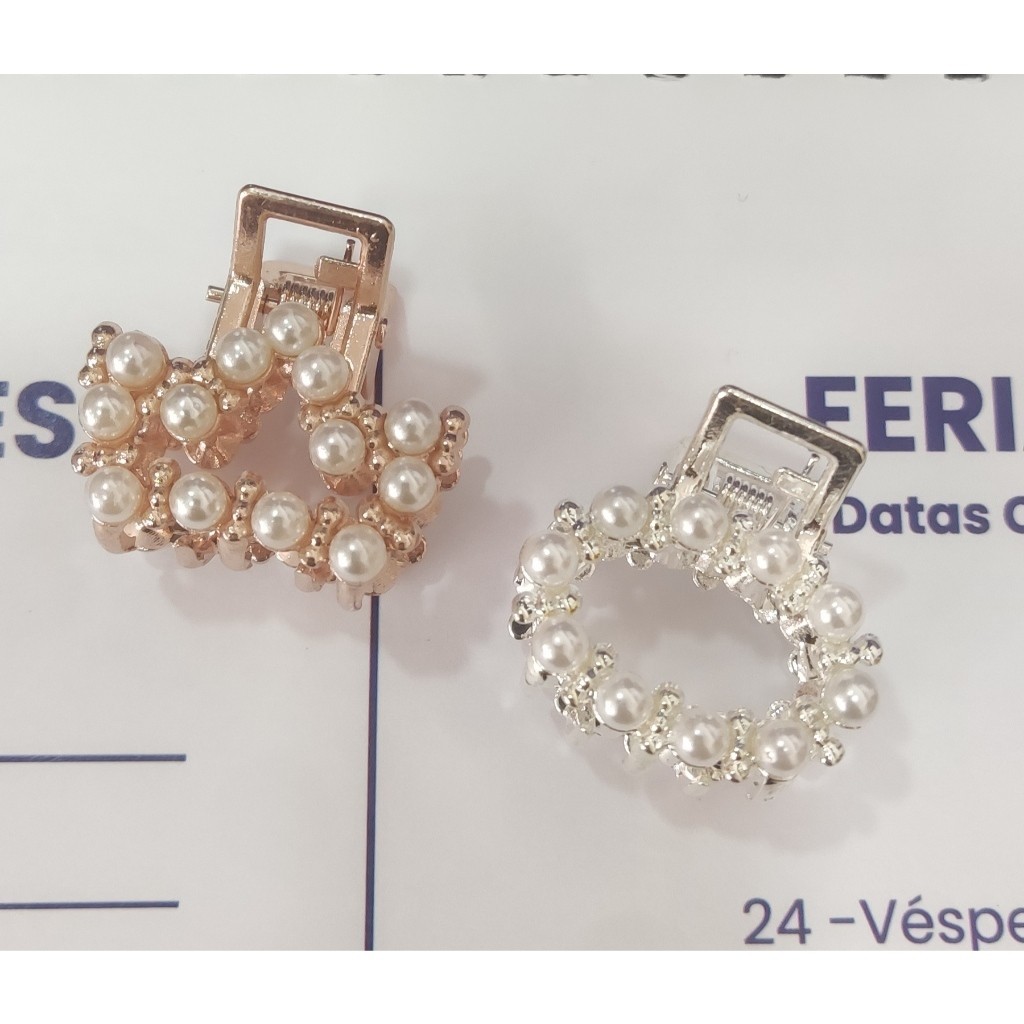 Kit 12 Peças Piranhas Metal Com Strass Presilha de Cabelo em Oferta na Shopee