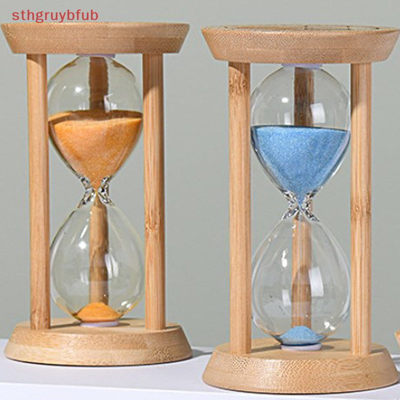 STHB 5 Minutos Nova Ampulheta Mini Desktop Decoração Relógio De Areia Criativo Timers Cozinha Para Crianças Gift BR