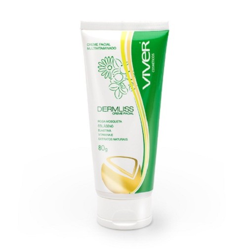 Creme Facial Dermliss Viver Company Textura Leve e macia