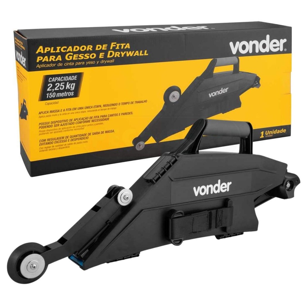 Aplicador de Fita de Gesso / Massa de Gesso para Drywall - Vonder em Oferta na Shopee