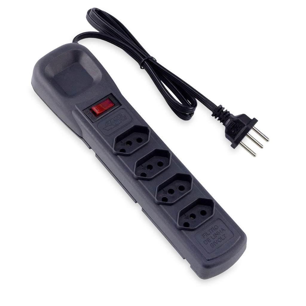 FILTRO 4 TOMADAS 10A BIVOLT