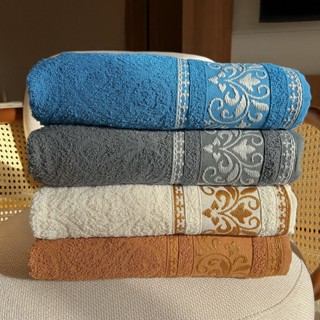 Kit 4 Toalha Banho Imperial 100% Algodão Tam 75cm x 130cm Alta Absorção Alta Qualidade Premium Luxo em Oferta na Shopee